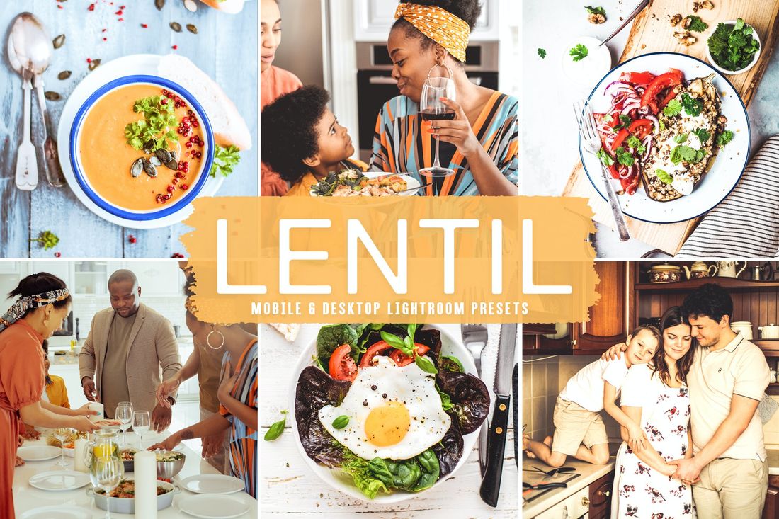 Lentil Mobile & Desktop Lightroom Presets