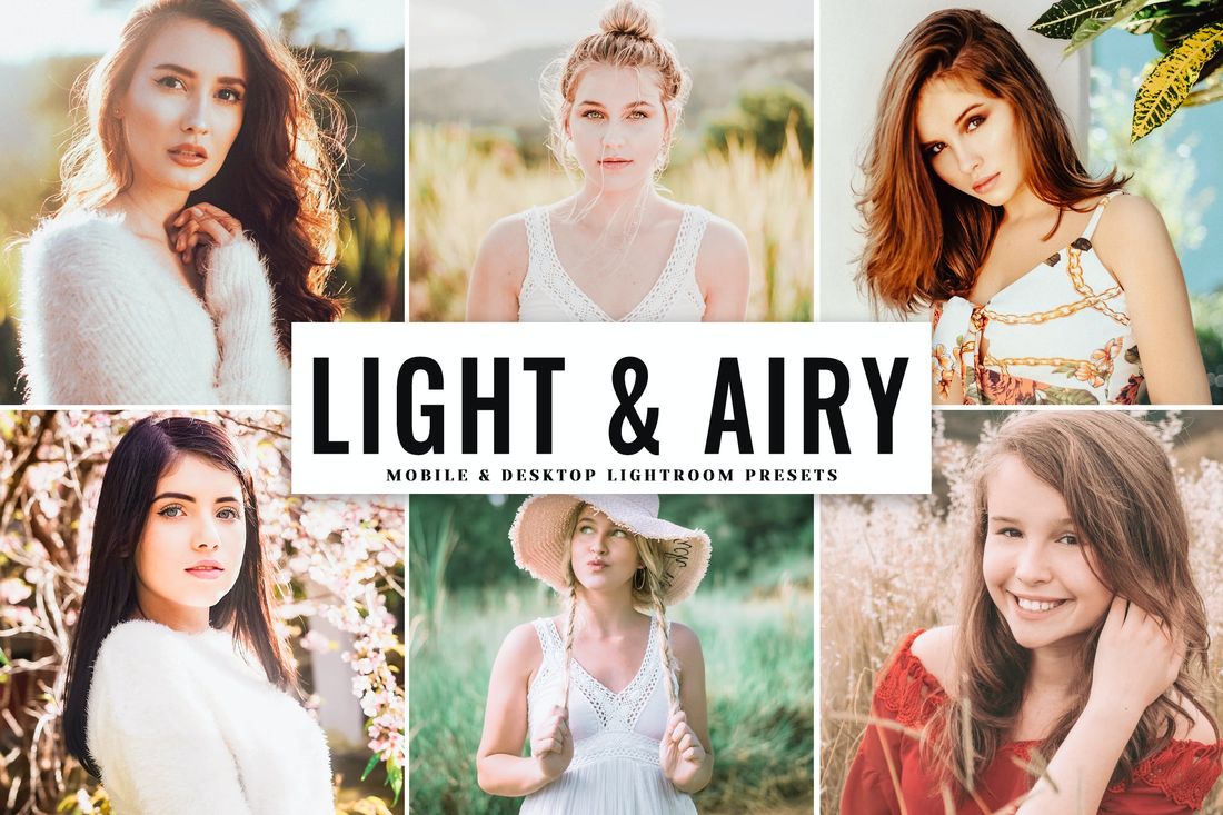 Light & Airy Mobile & Desktop Lightroom Presets