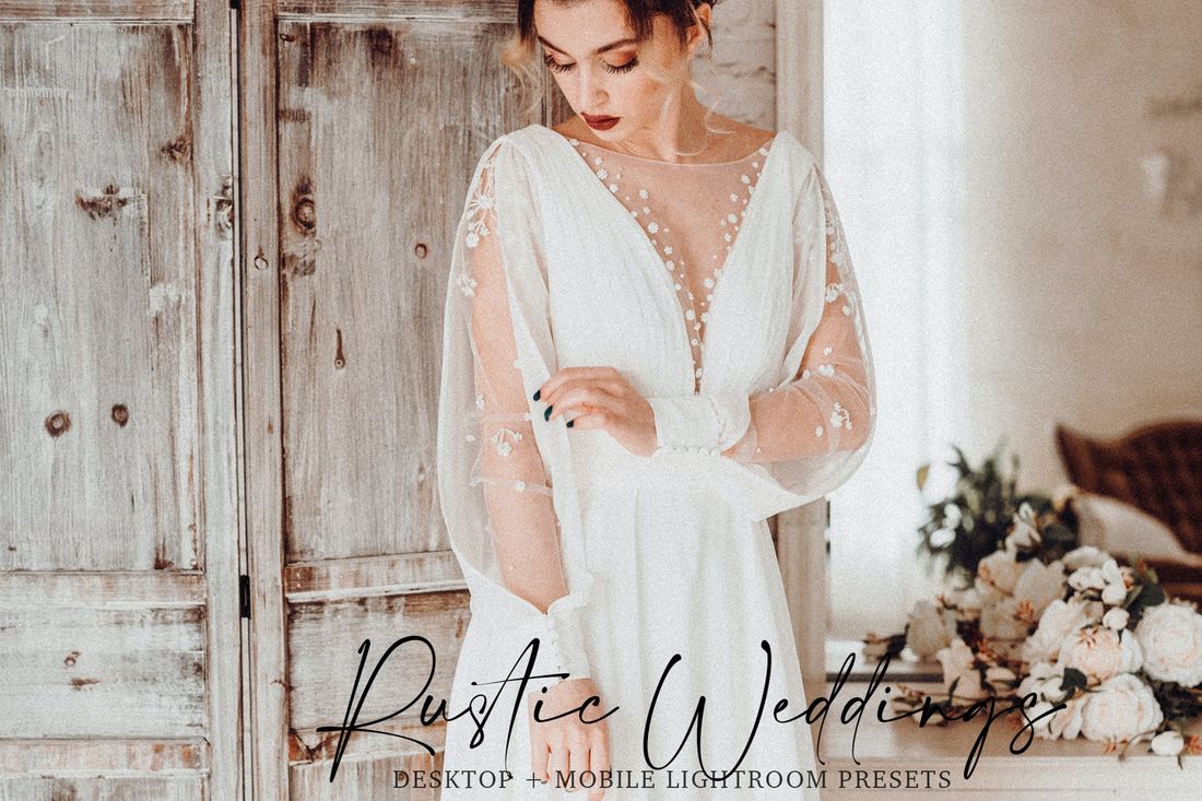 Lightroom Pressets Rustic Weddings (Desktop Only