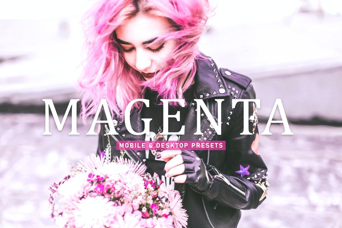 Magenta Mobile & Desktop Lightroom Presets