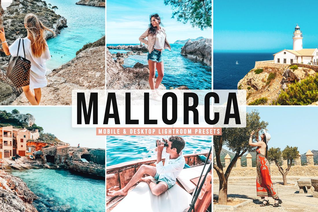 Mallorca Mobile & Desktop Lightroom Presets