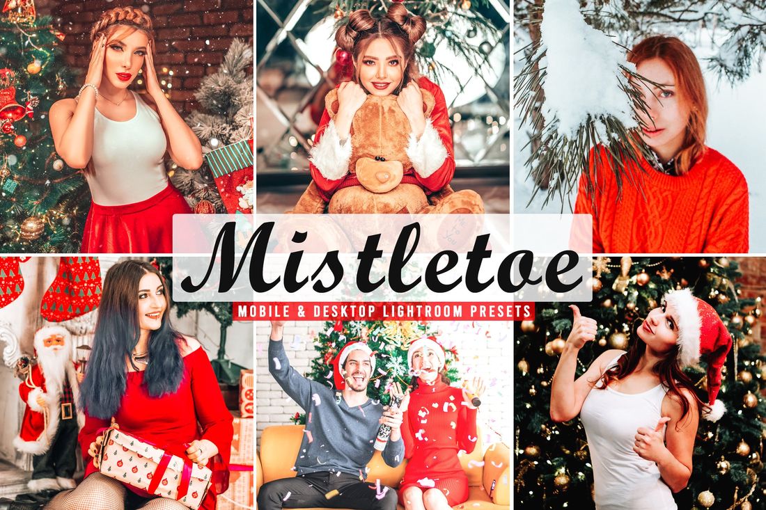 Mistletoe Mobile & Desktop Lightroom Presets