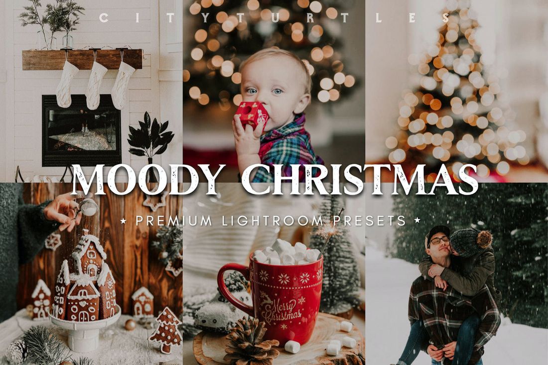 Moody Warm Christmas Lightroom Presets