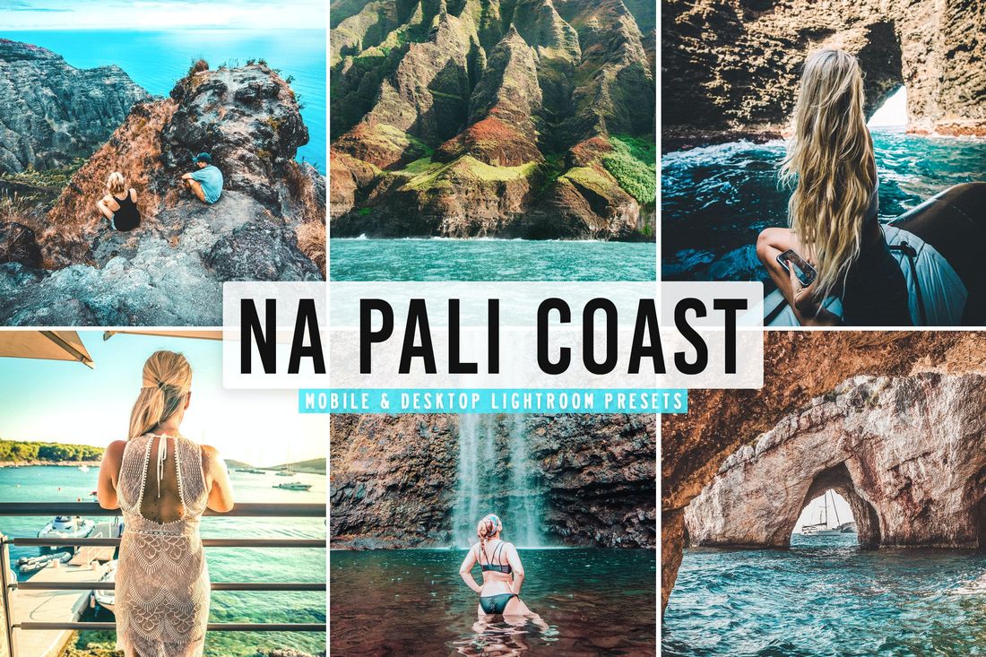 Na Pali Coast Mobile & Desktop Lightroom Presets