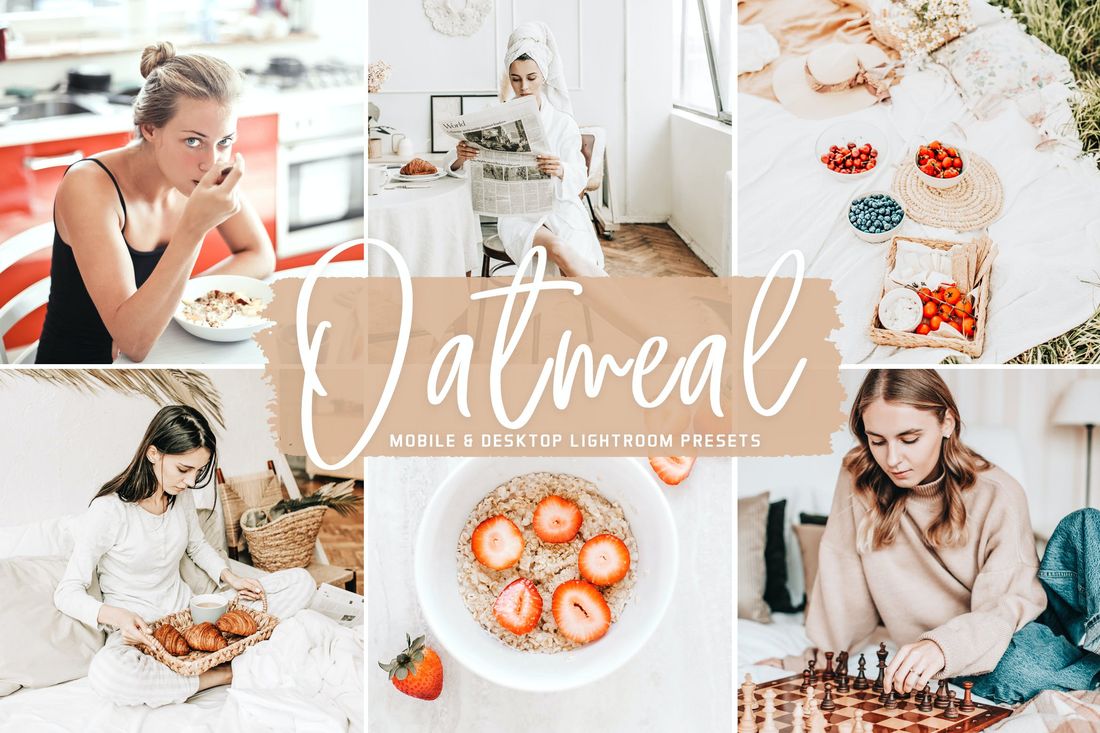 Oatmeal Mobile & Desktop Lightroom Presets