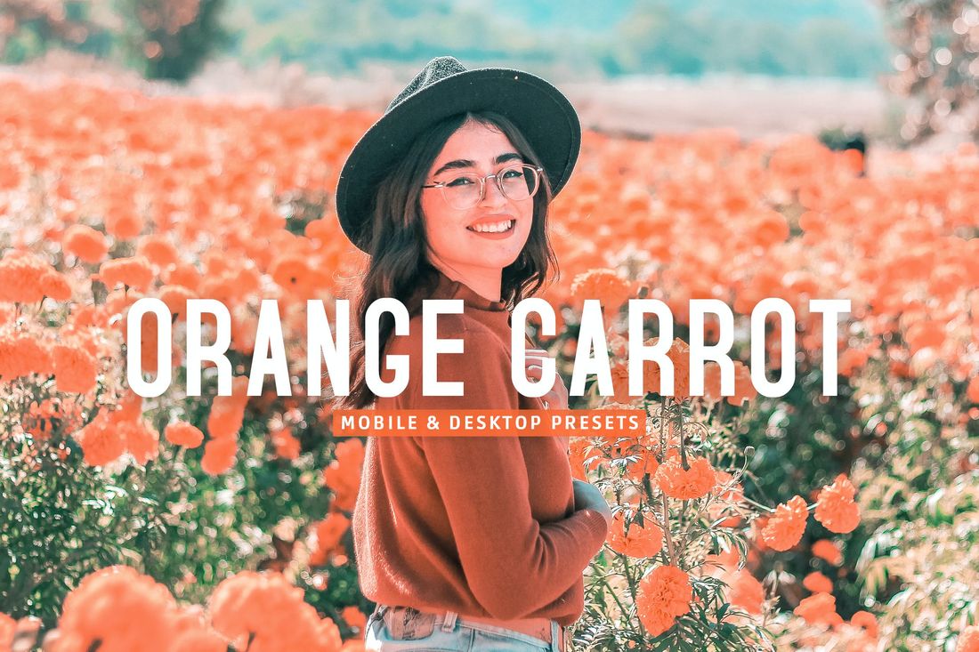 Orange Carrot Mobile & Desktop Lightroom Presets
