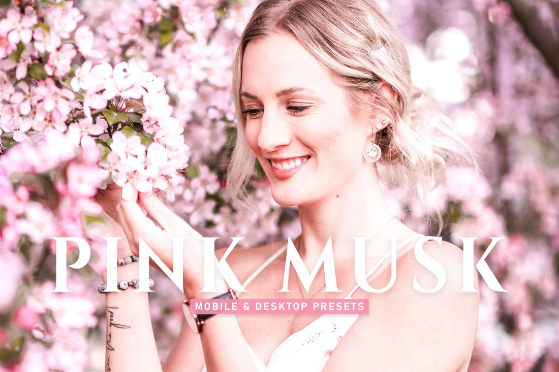 Pink Musk Mobile & Desktop Lightroom Presets