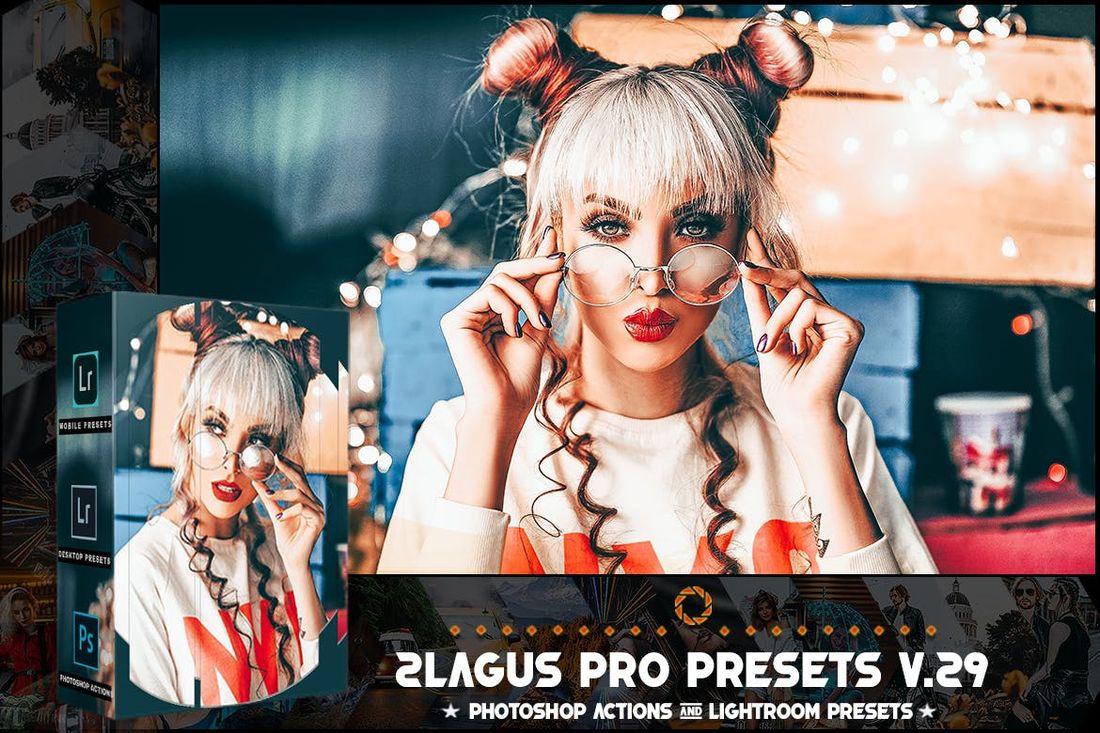 亮色调美拍画面效果预设V 29