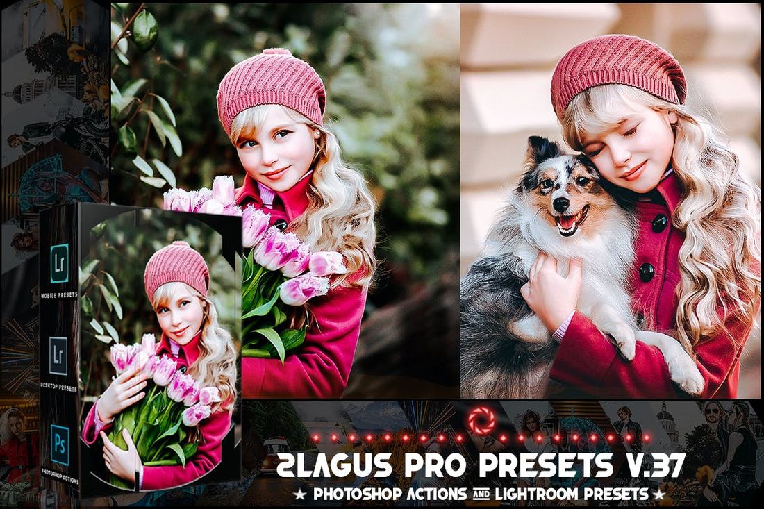 自然色调美拍画面效果预设V 37