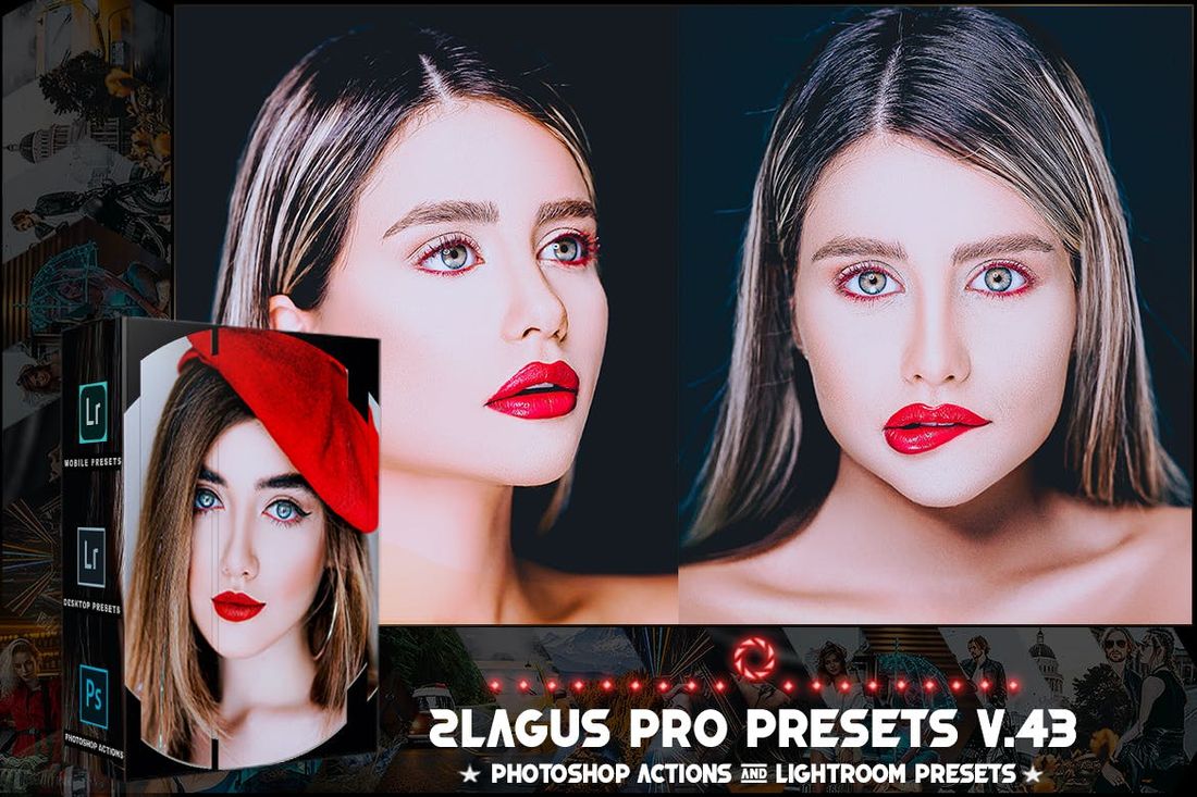 肖像美拍画面效果预设 V 43