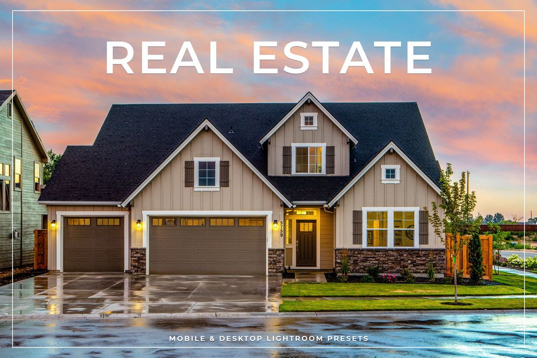 房地产室内外环境拍照画面效果预设