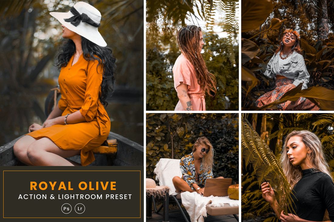 皇家橄榄油色调美拍画面效果预设