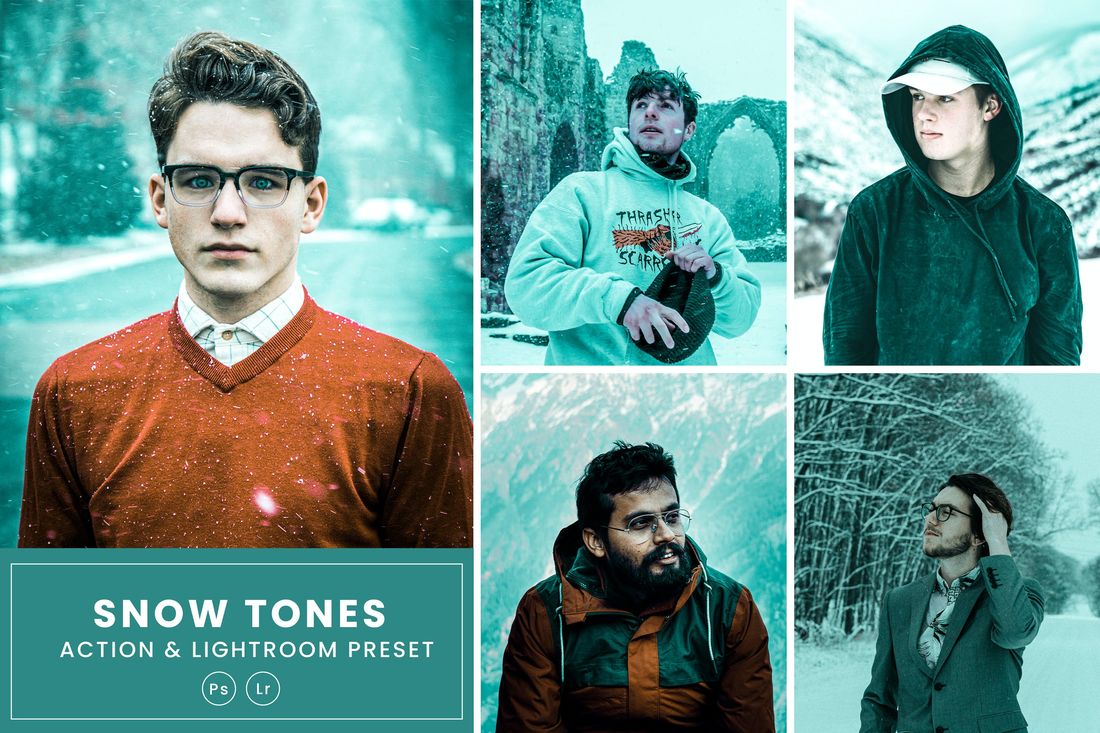 冷色调画面氛围场景美拍预设