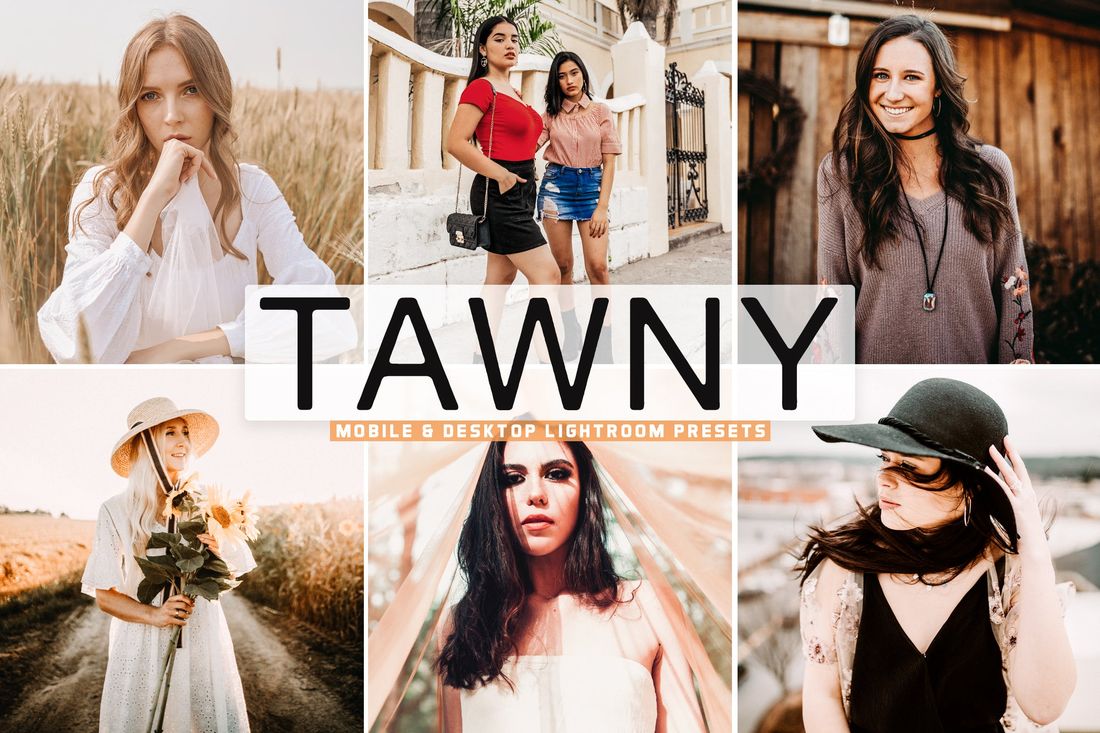 黄褐色调美拍预设