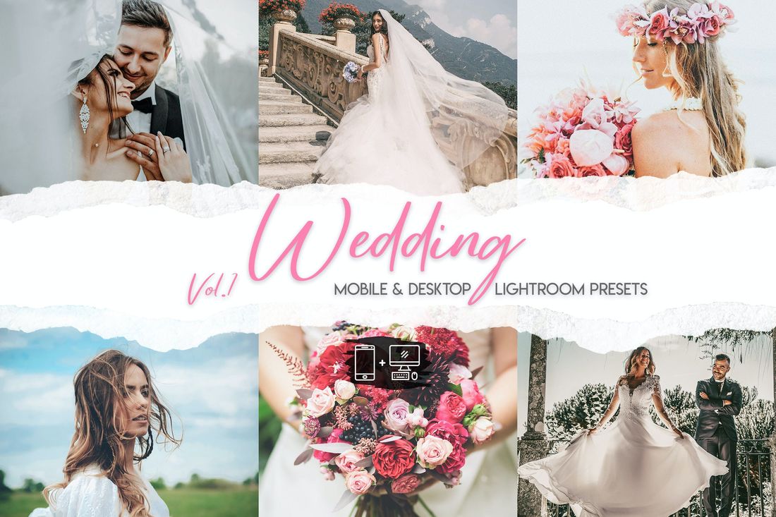 步入婚礼的幸福场景美拍画面效果预设Vol. 1