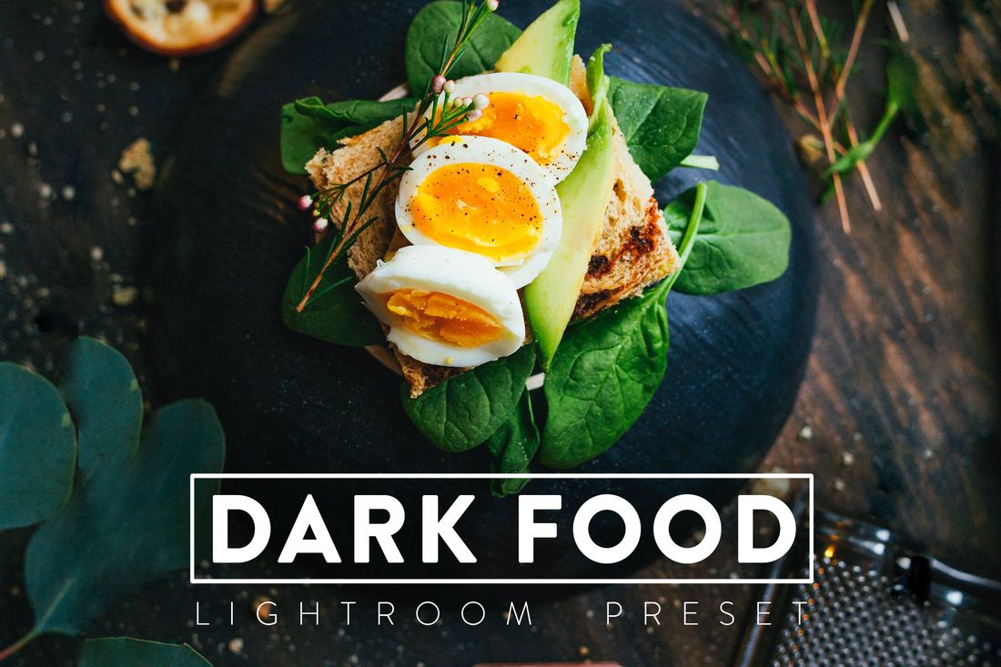 10款 Dark Food Lightroom Preset