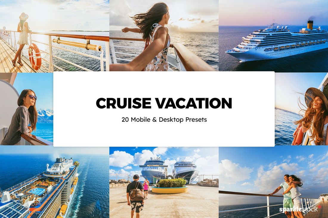 20款 Cruise Vacation Lightroom Presets & LUTs