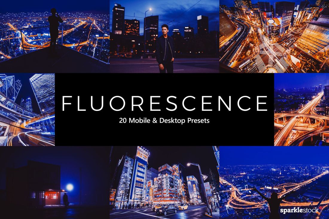 20款 Fluorescence Lightroom Presets & LUTs