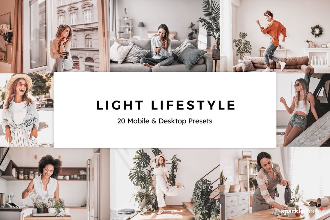 20款 Light Lifestyle Lightroom Presets & LUTs