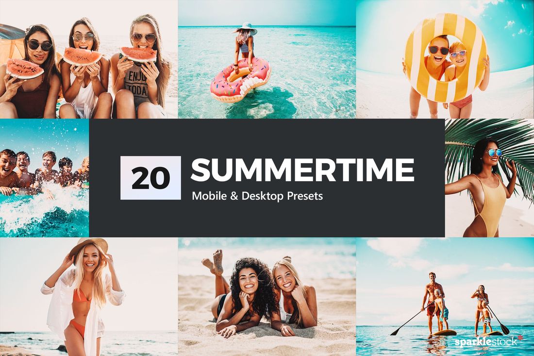 20款 Summertime Lightroom Presets and LUTs