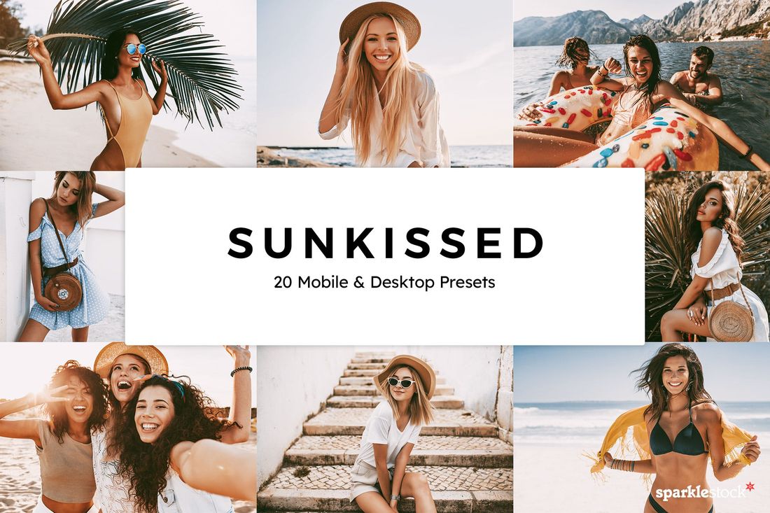 20款 Sunkissed Lightroom Presets & LUTs