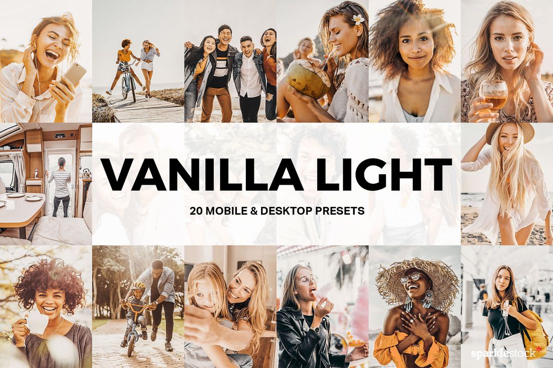 20款 Vanilla Light Lightroom Presets and LUTs