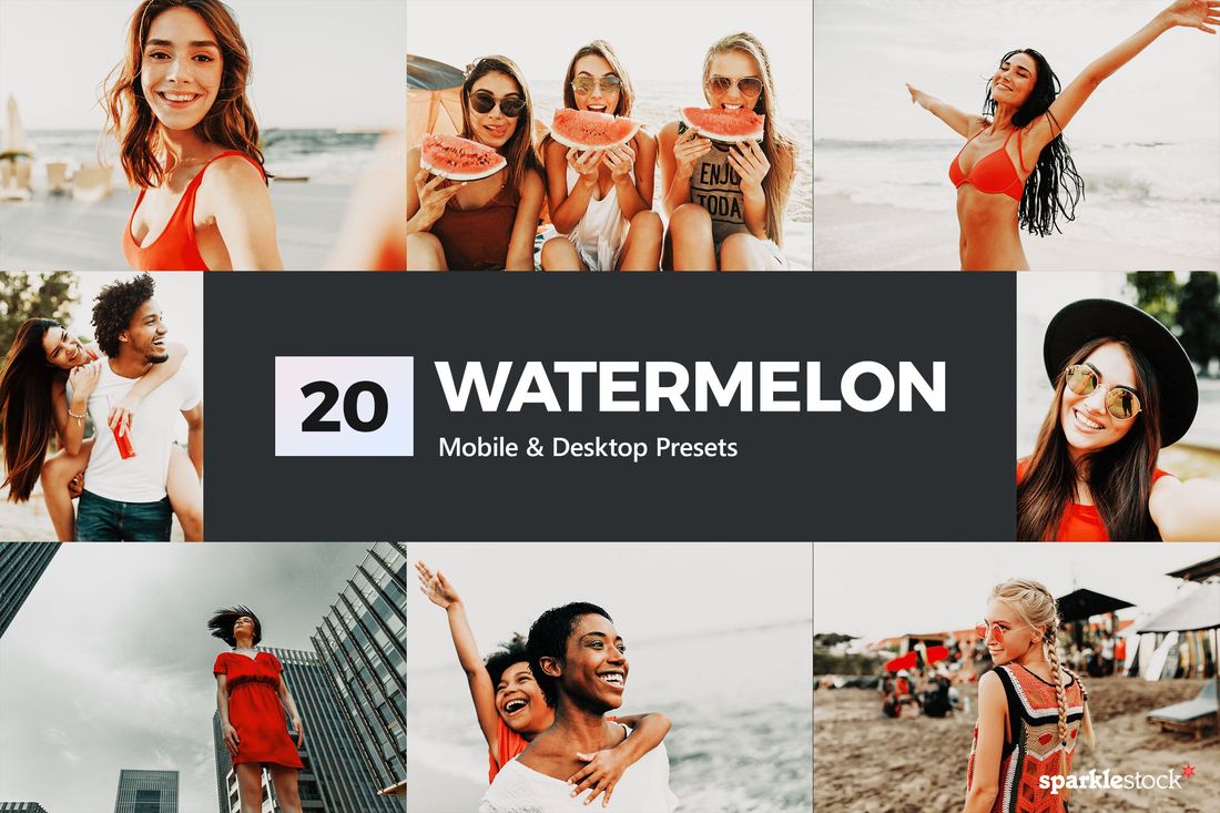 20款 Watermelon Lightroom Presets and LUTs