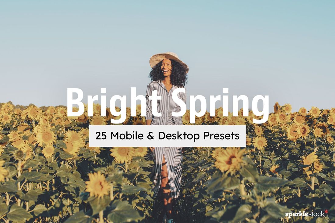 25款 Bright Spring Lightroom Presets and LUTs