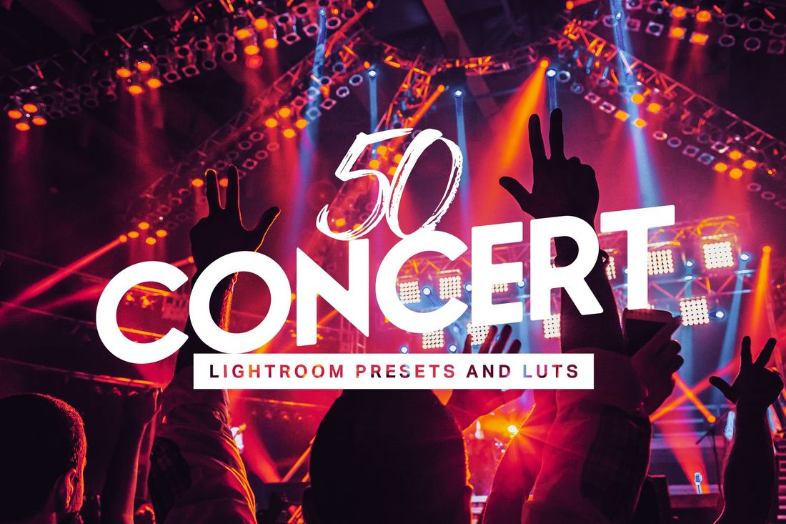 50款 Concert Lightroom Presets LUTs