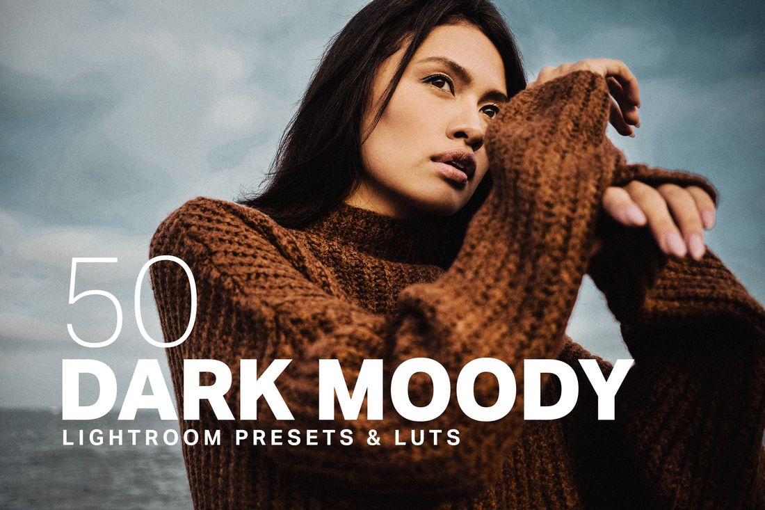 50款 Dark Moody Lightroom Presets LUTs