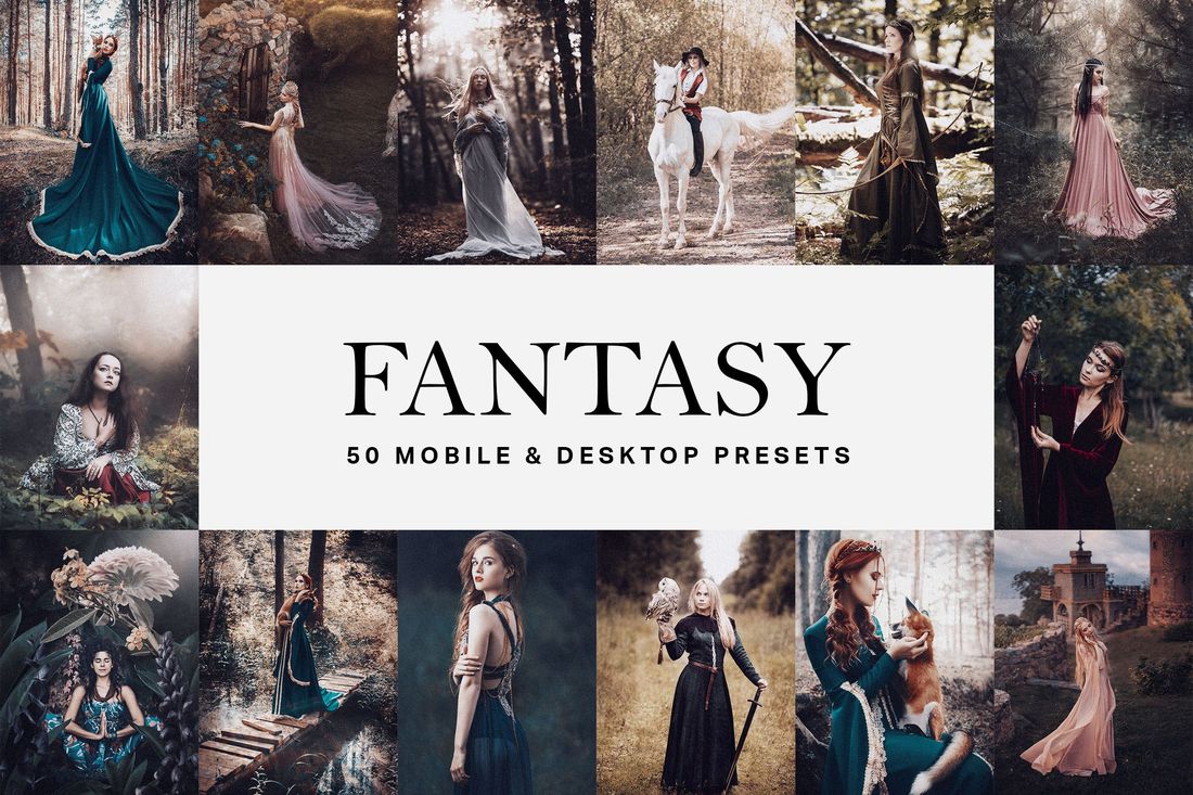 50款 Fantasy Lightroom Presets and LUTs