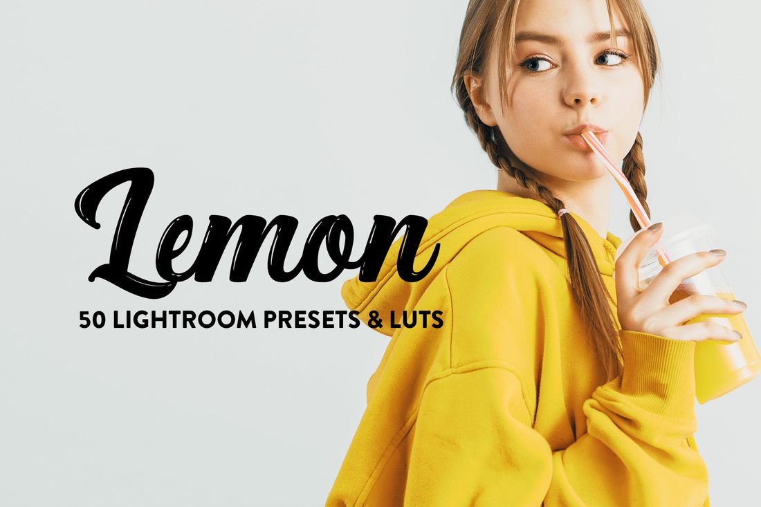 50款 Lemon Yellow Lightroom Presets & LUTs