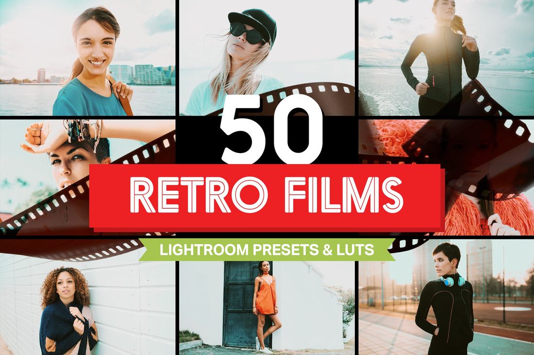 50款 Retro Films Lightroom Presets & LUTs