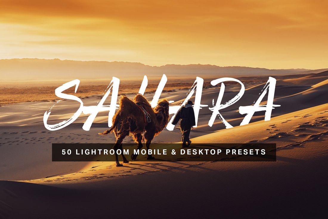 50款 Sahara Lightroom Presets and LUTs