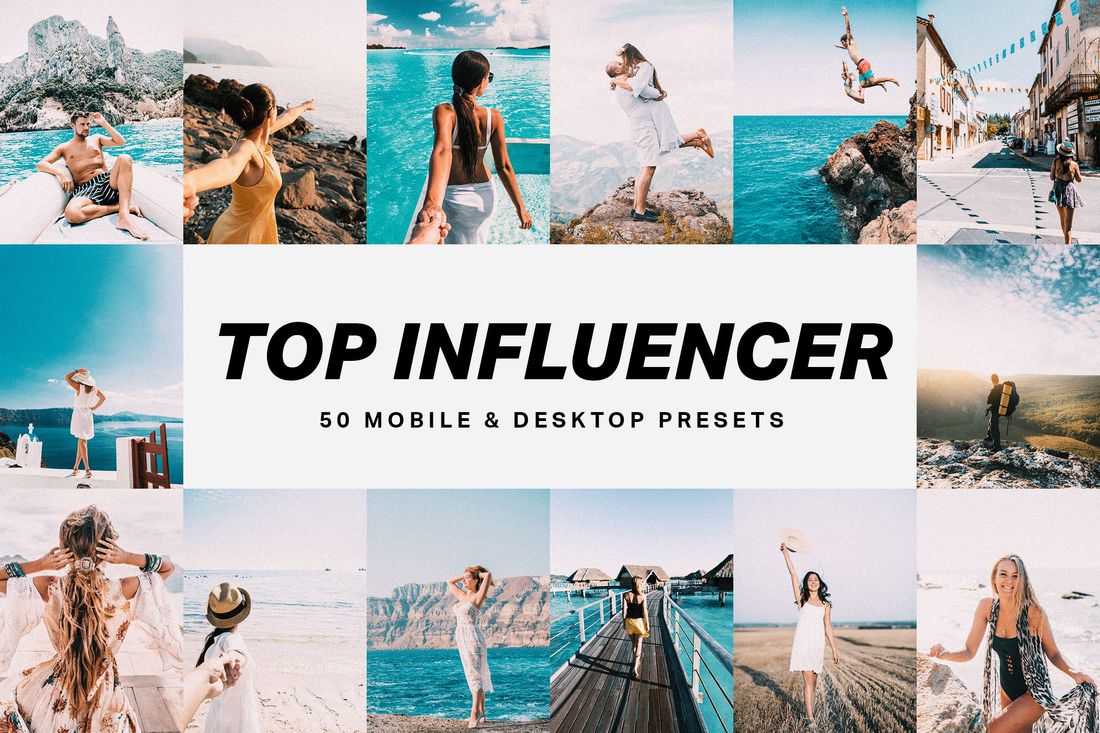 50款 Top Influencer Lightroom Presets and LUTs