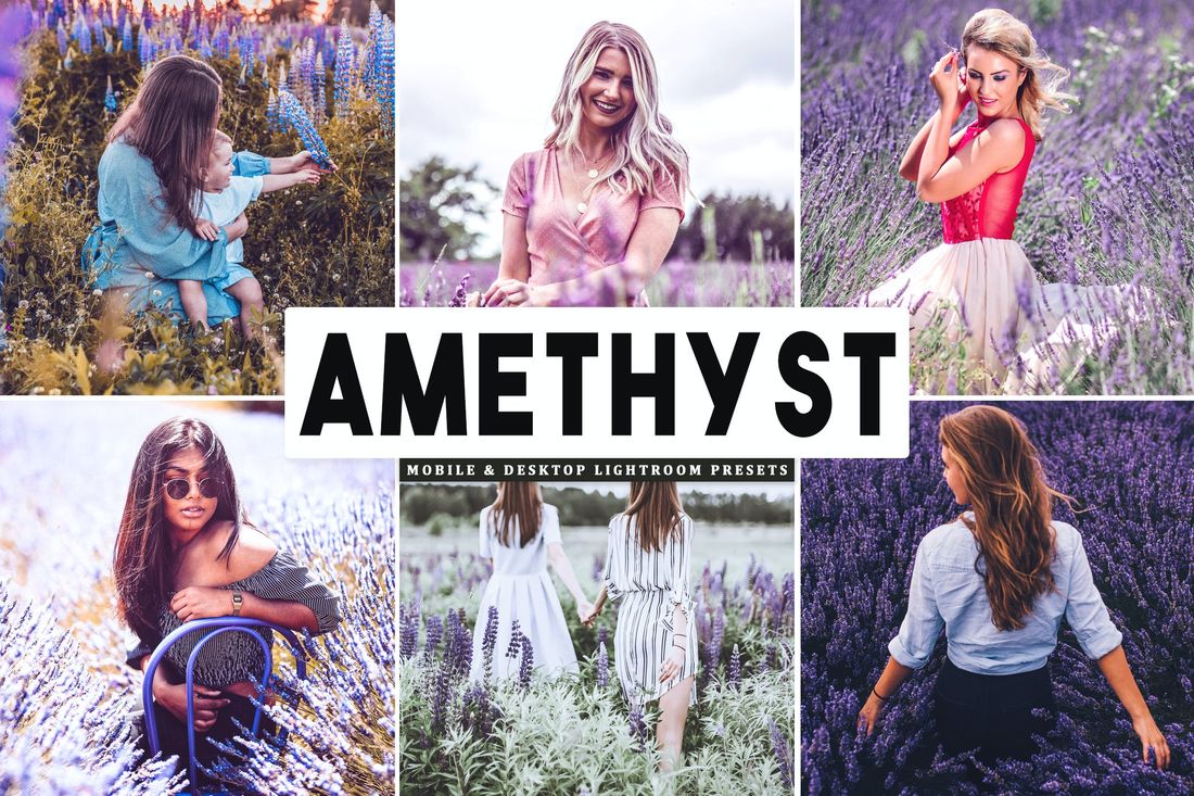 Amethyst Mobile & Desktop Lightroom Presets