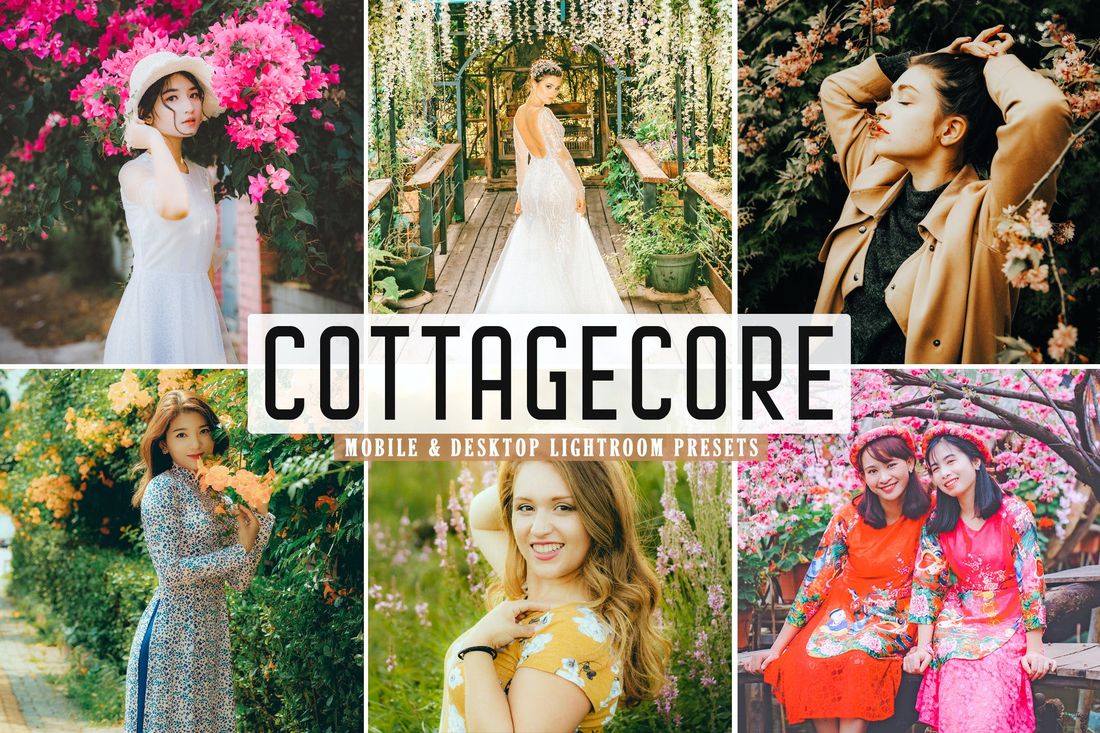 Cottagecore Mobile & Desktop Lightroom Presets