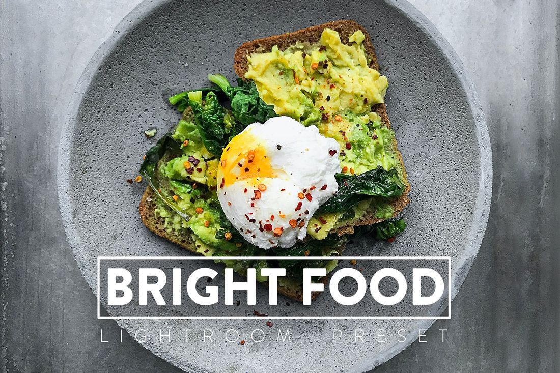 10 Bright Food Lightroom Presets