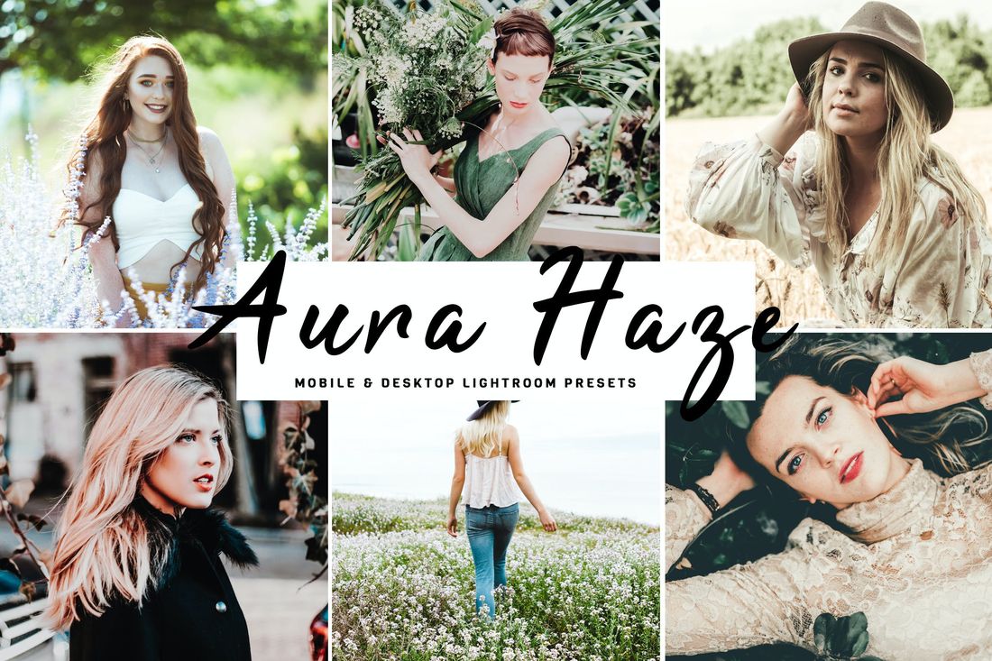 Aura Haze Mobile & Desktop Lightroom Presets