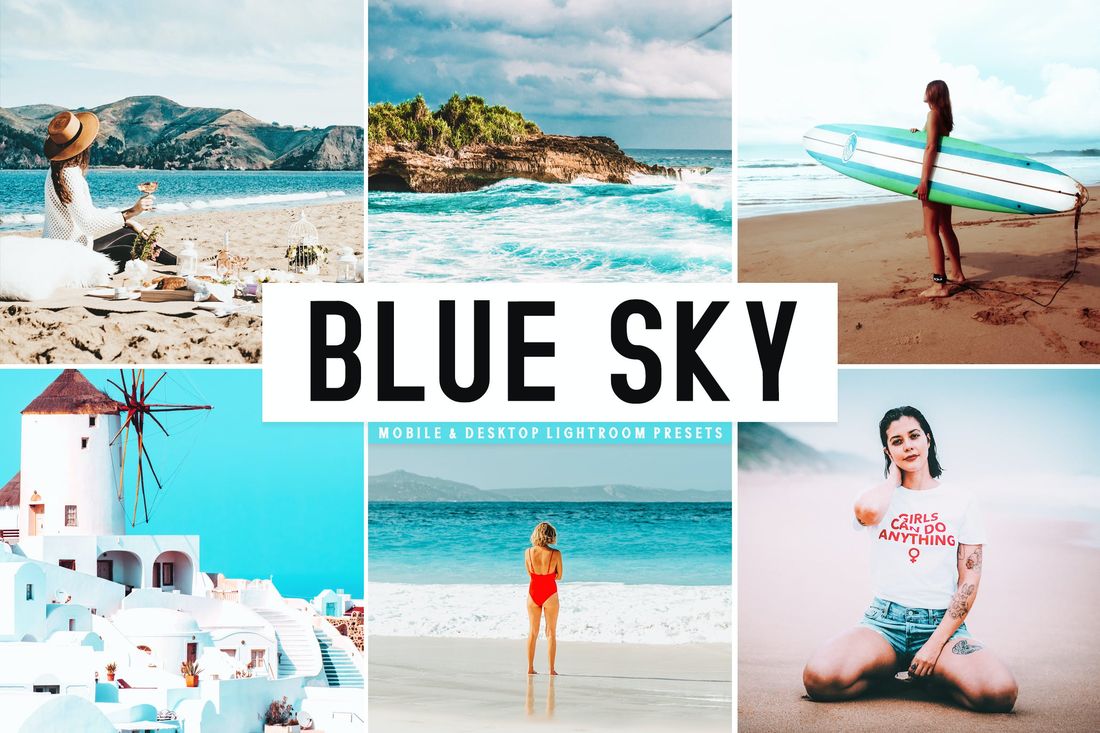 Blue Sky Mobile & Desktop Lightroom Presets