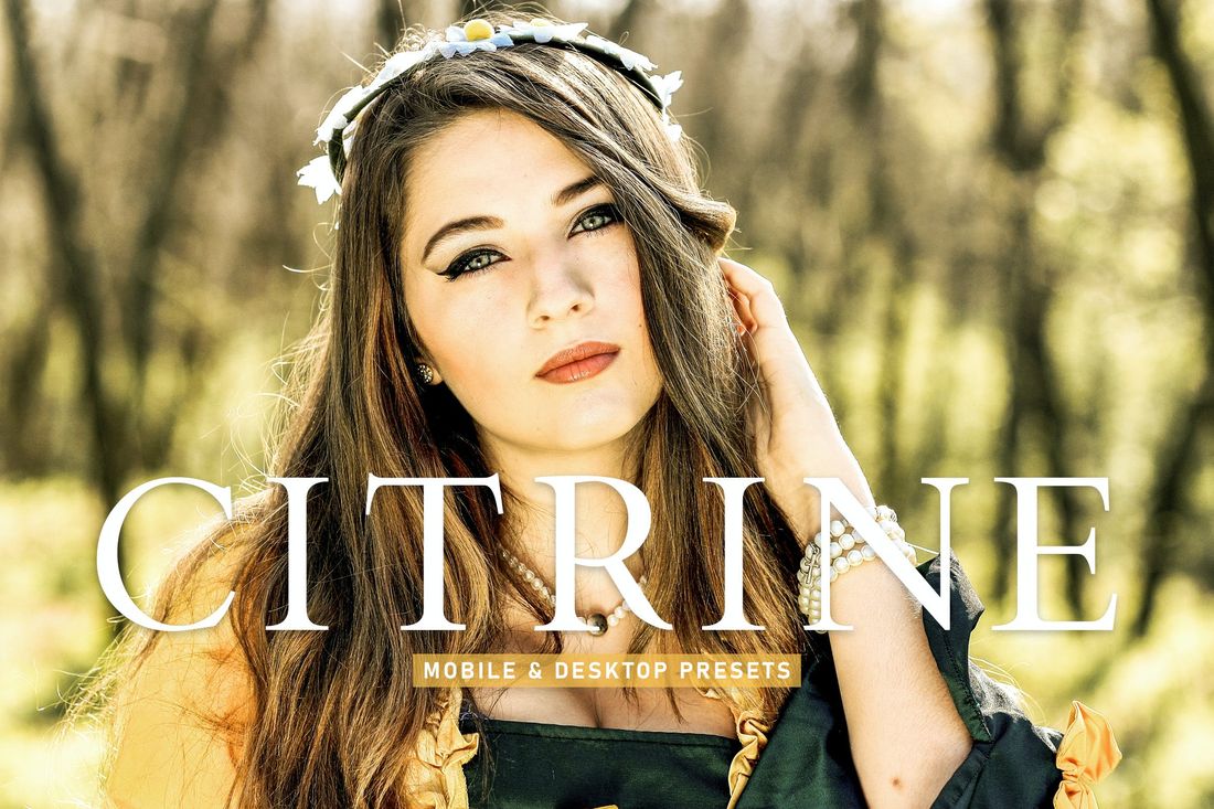 Citrine Mobile & Desktop Lightroom Presets