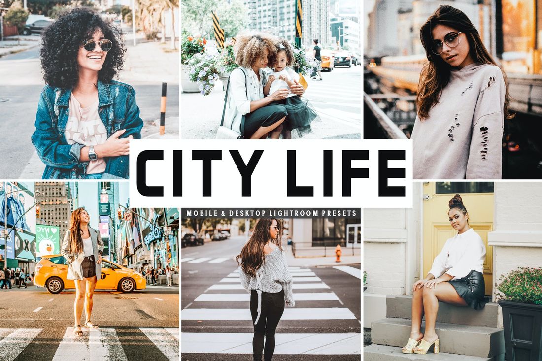 City Life Mobile & Desktop Lightroom Presets