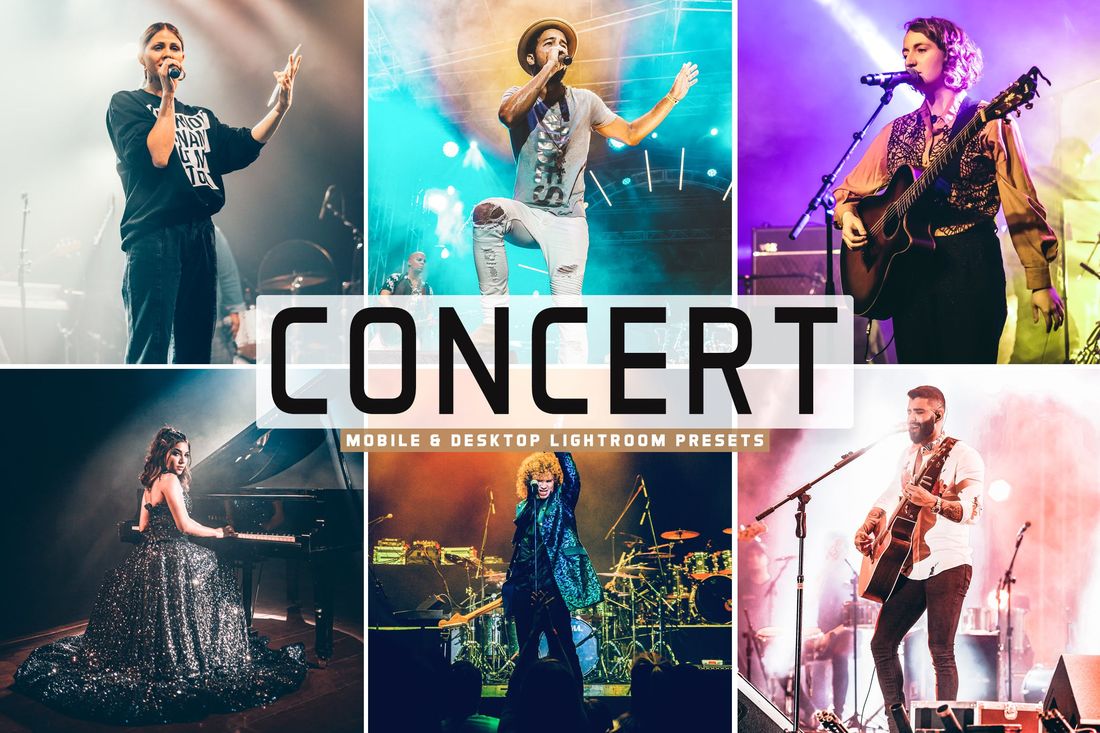 Concert Mobile & Desktop Lightroom Presets