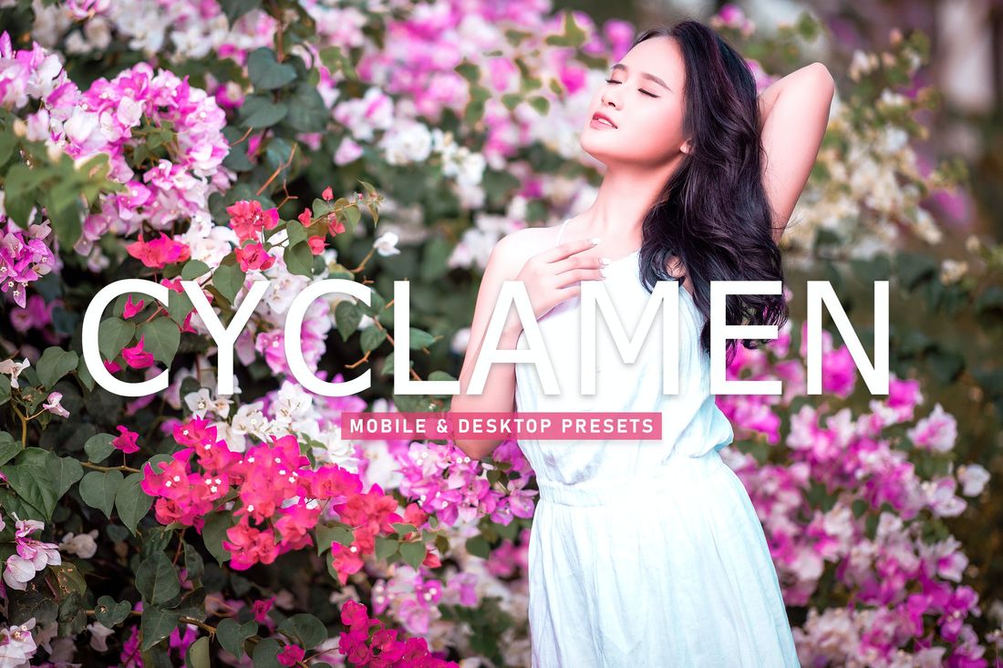 Cyclamen Mobile & Desktop Lightroom Presets