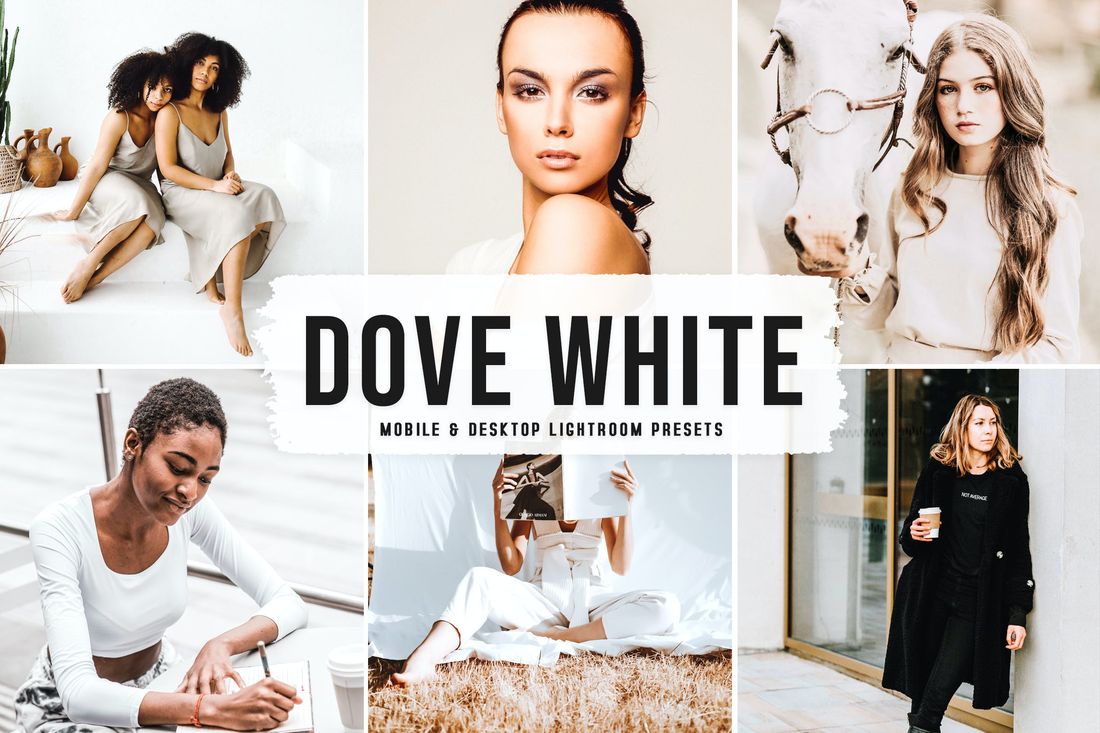 Dove White Mobile & Desktop Lightroom Presets