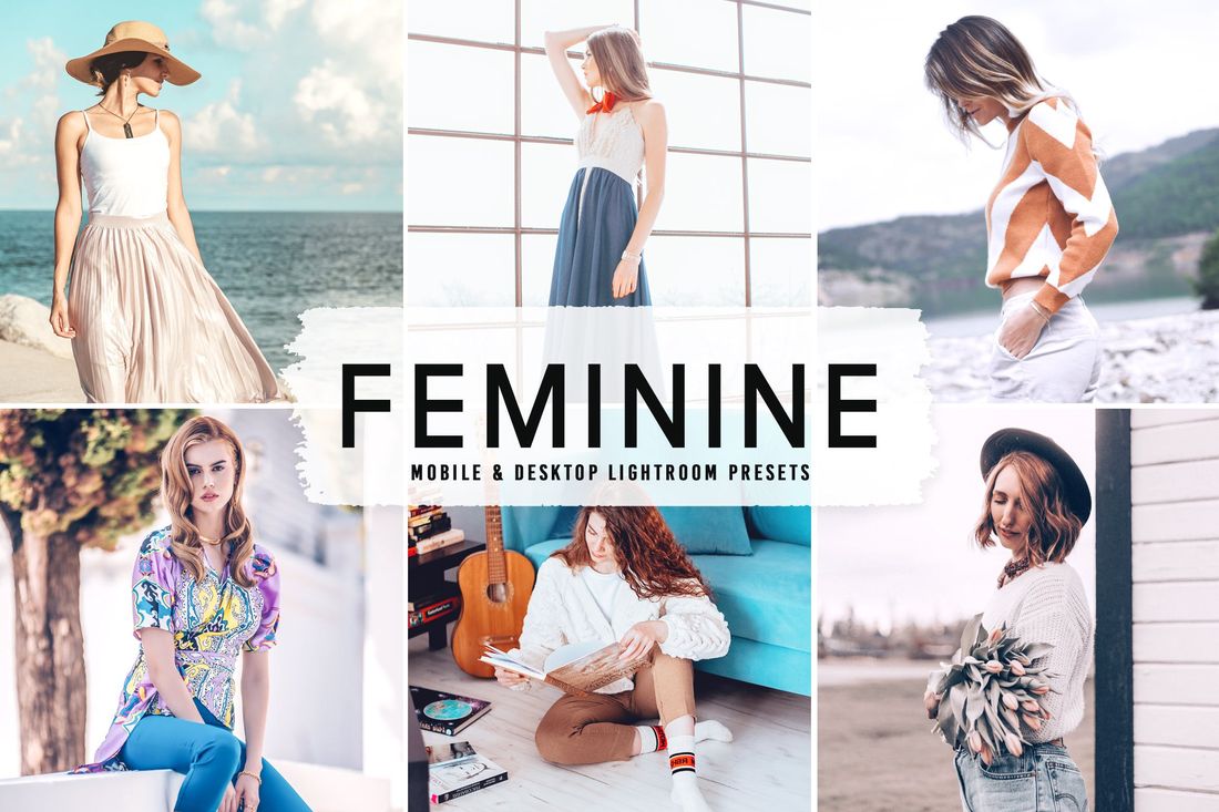 Feminine Mobile & Desktop Lightroom Presets