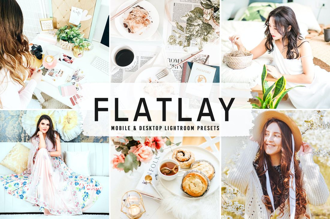Flatlay Mobile & Desktop Lightroom Presets