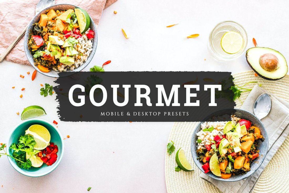 Gourmet Mobile & Desktop Lightroom Presets