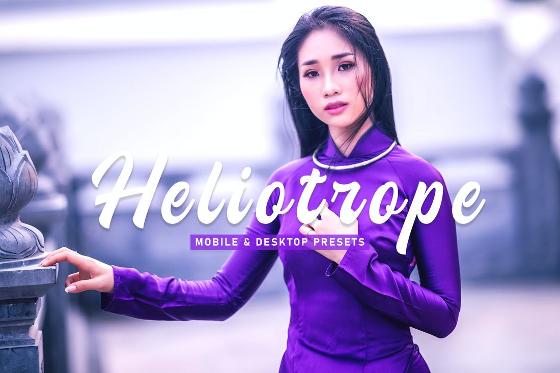 Heliotrope Mobile & Desktop Lightroom Presets