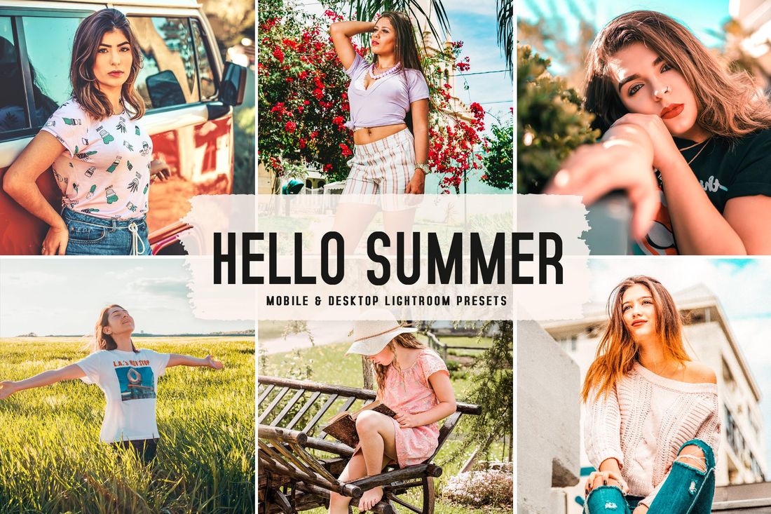Hello Summer Mobile & Desktop Lightroom Presets